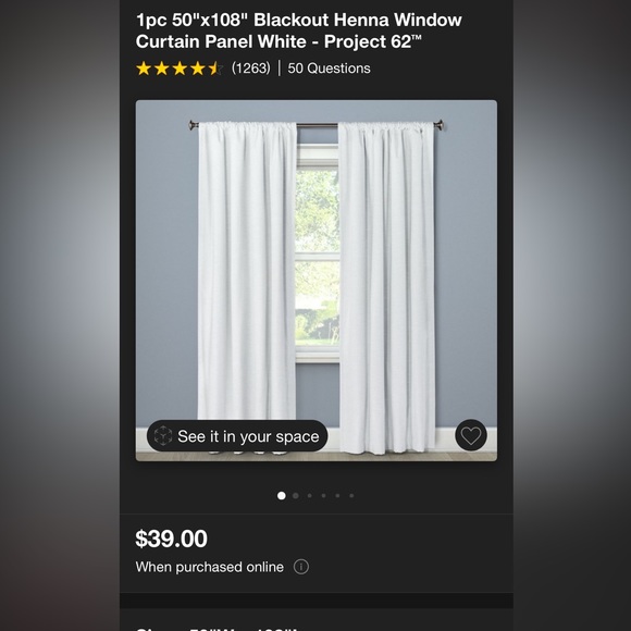 Project 62 curtain (1) - Picture 2 of 2